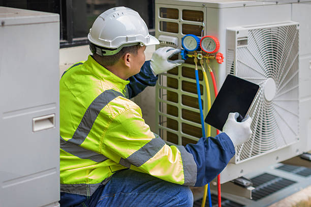 Professional Hvac technician working in Albion, PA